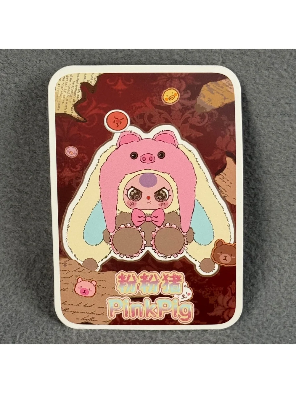Confirmed - Baby Three 500% Hat Poster - Pig